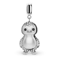 Polar Penguin Charm silver