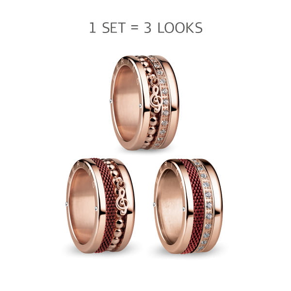 Arctic Symphony | polished rose gold | Symphony-Set-Magic