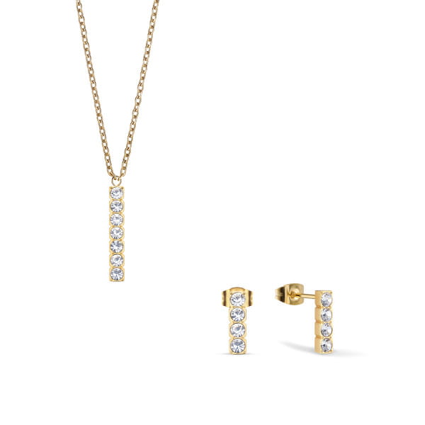 Arctic Pavé | polished gold | Pave-Set Gold