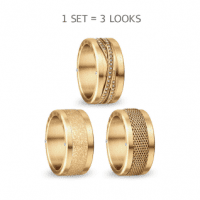 Arctic Symphony | gold gebürstet | SaleSet-3