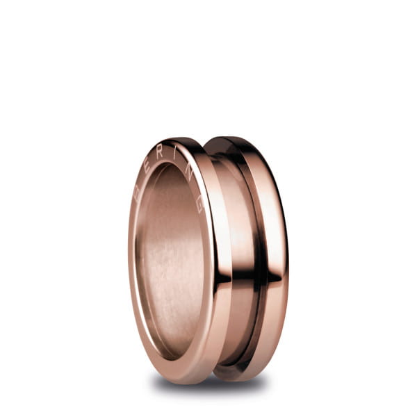 Sale | poleret rosé guld | Sunrise Sparkle Ring