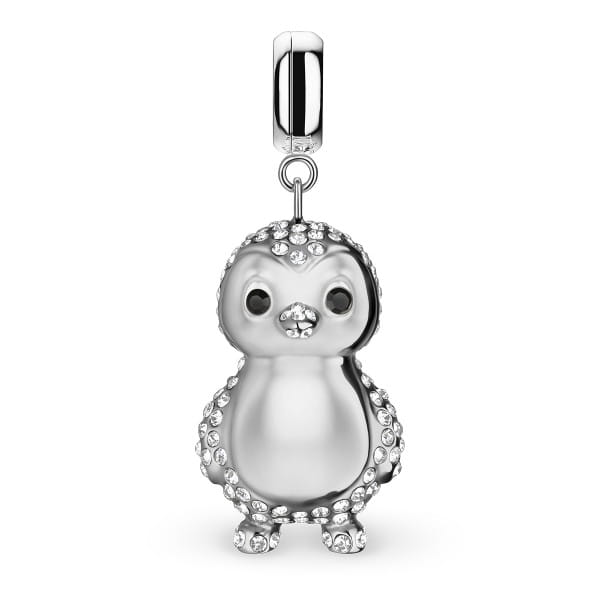 Polar Penguin Charm silver