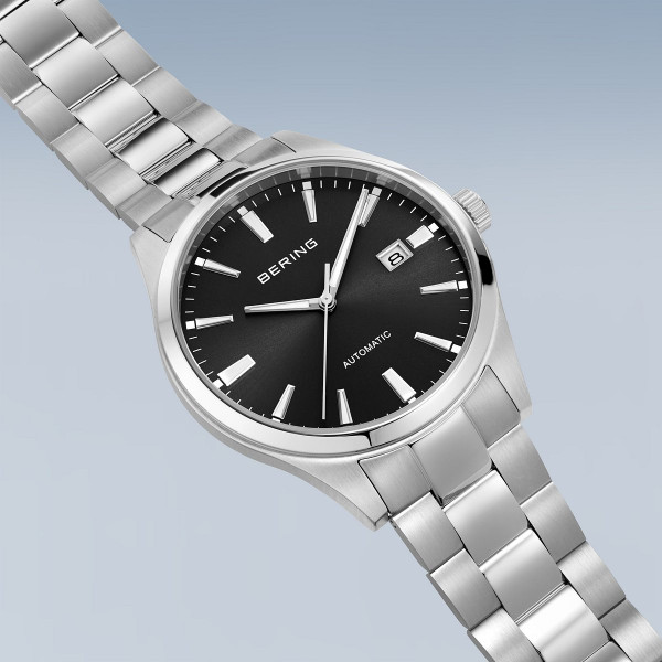 Automatic | polished/brushed silver | 19842-702