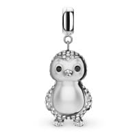 Polar Penguin Charm silver