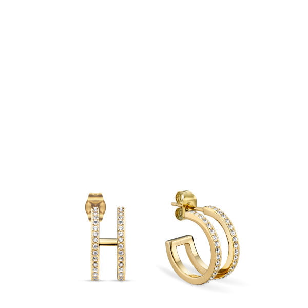 BERING Arctic Symphony Collection Orecchini Donna In Acciaio Inox – Design Minimalista Danese, Ispirato All'Artico, Eleganti E Ipoallergenici, 723-XXX-05