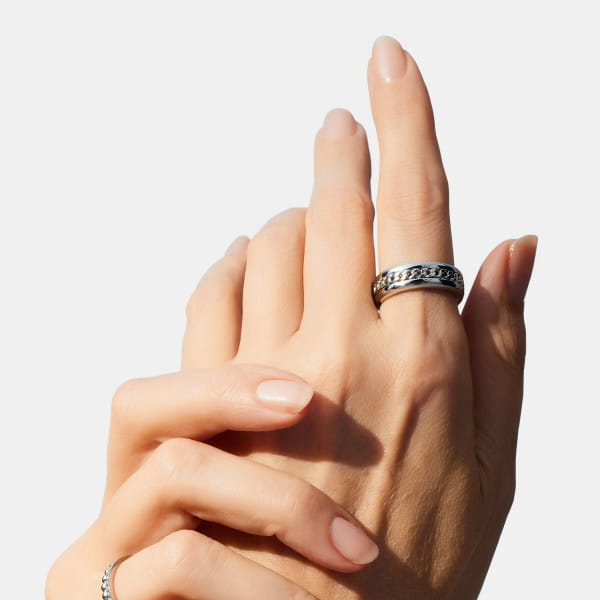 Arctic Symphony | polished silver | Bra