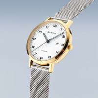 Titanium | polished/brushed gold | 18634-010