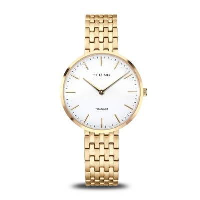 Titanium | polished gold | 19334-334 | BERING ® | Official Website