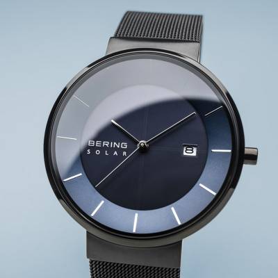 通販 激安 Solar | Official | ® BERING | 14639-227 | black polished 時計