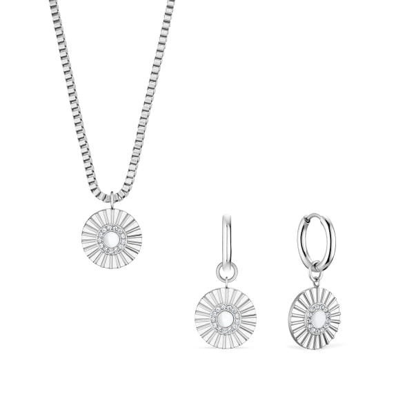 Arctic Bloom | polished silver | Arctic-Flowers-Set-steel-white