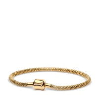 Bracciale Bering Donna Collezione Arctic Symphony – Maglia Milanese Intrecciata, Lunghezza 21 Cm, Con Confezione Originale