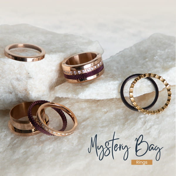 Mystery Ring-Bag Roségold