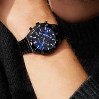 Classic | nero brilliante/spazzolato | 15043-727