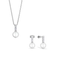 Arctic Pearls | polished silver | Arctic-Pearl-Set-silver