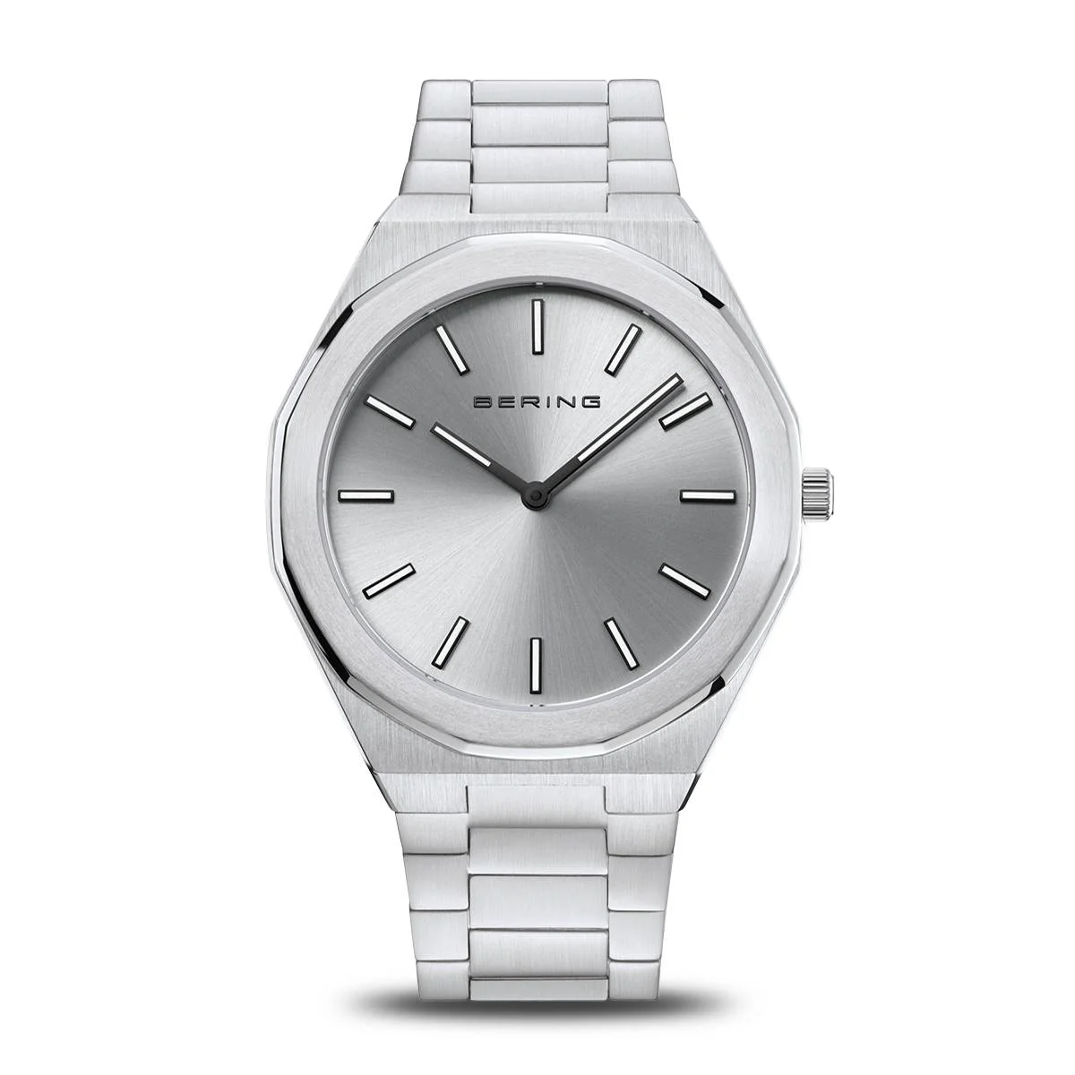 Bering Classic Polished/Brushed Silver Watch 19641-700