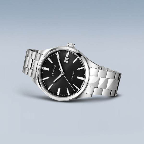 Automatic | polished/brushed silver | 19842-702