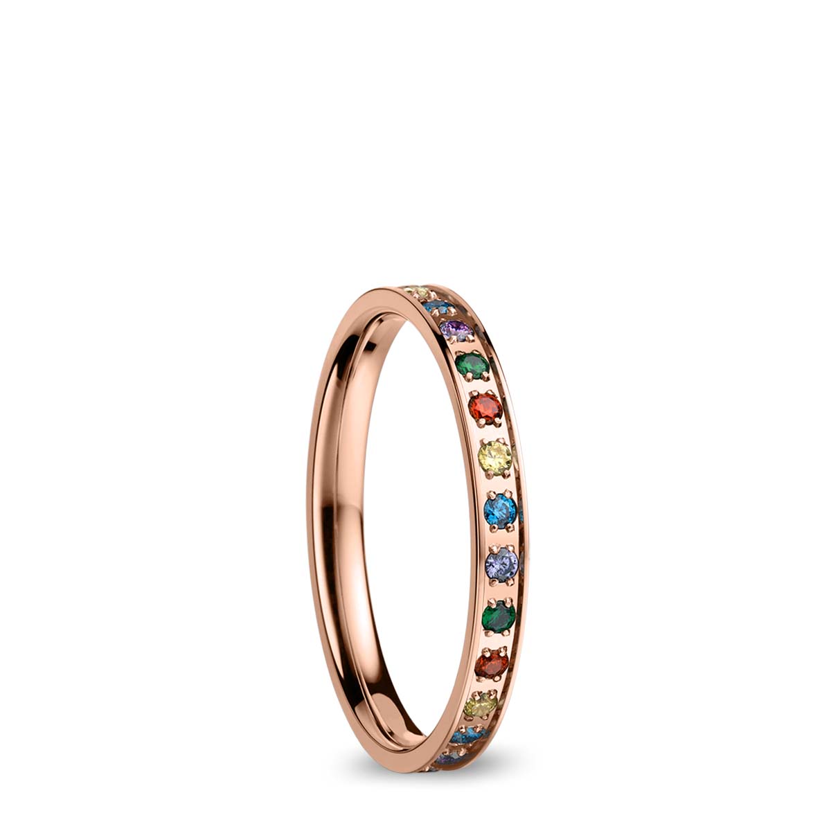 BERING Damen Ketten in Rosé gold glänzend   Arctic Symphony Collection mit Edelstahl   LYK2 R ME N 450