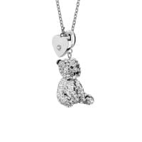 Polar Bear Necklace Steel