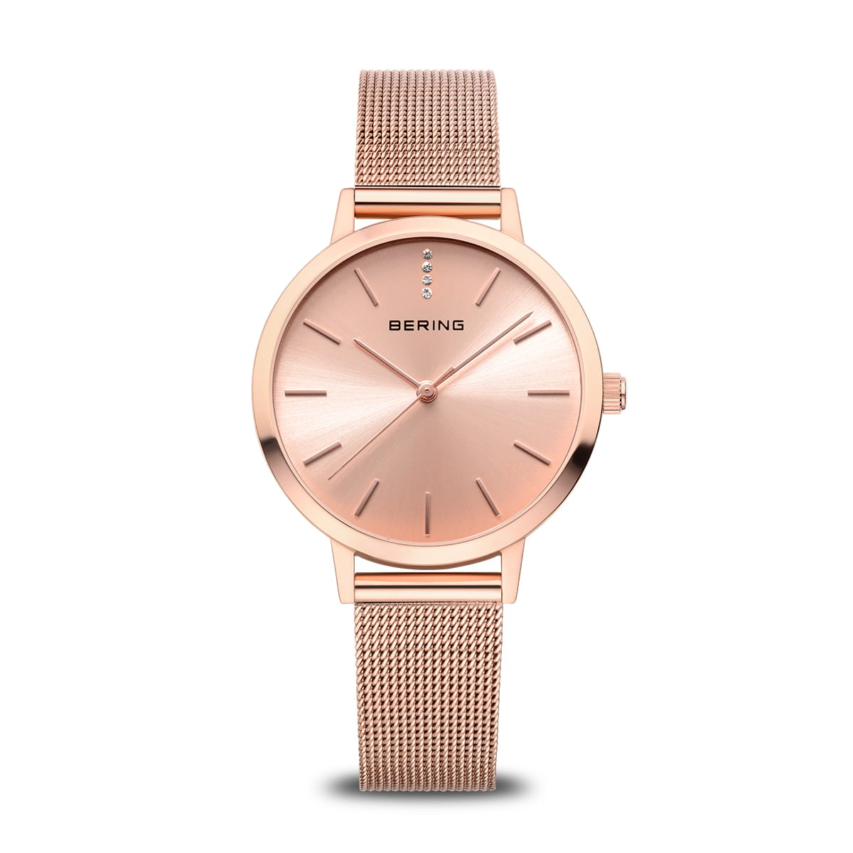 Bering watches deals rose gold