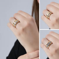 Arctic Symphony | polished gold | Symphony-Set-BiColour