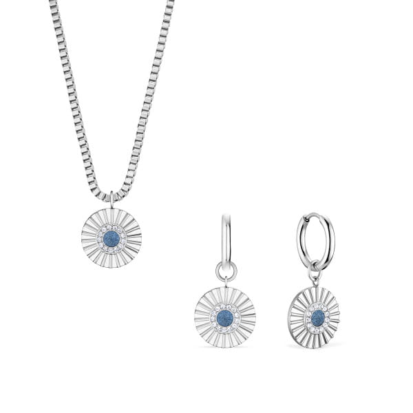 Arctic Bloom | poleret sølv | Arctic-Flowers-Set-steel-blue