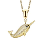 Polar Animals | goud gepolijst | PolarNarwhaleSet-2