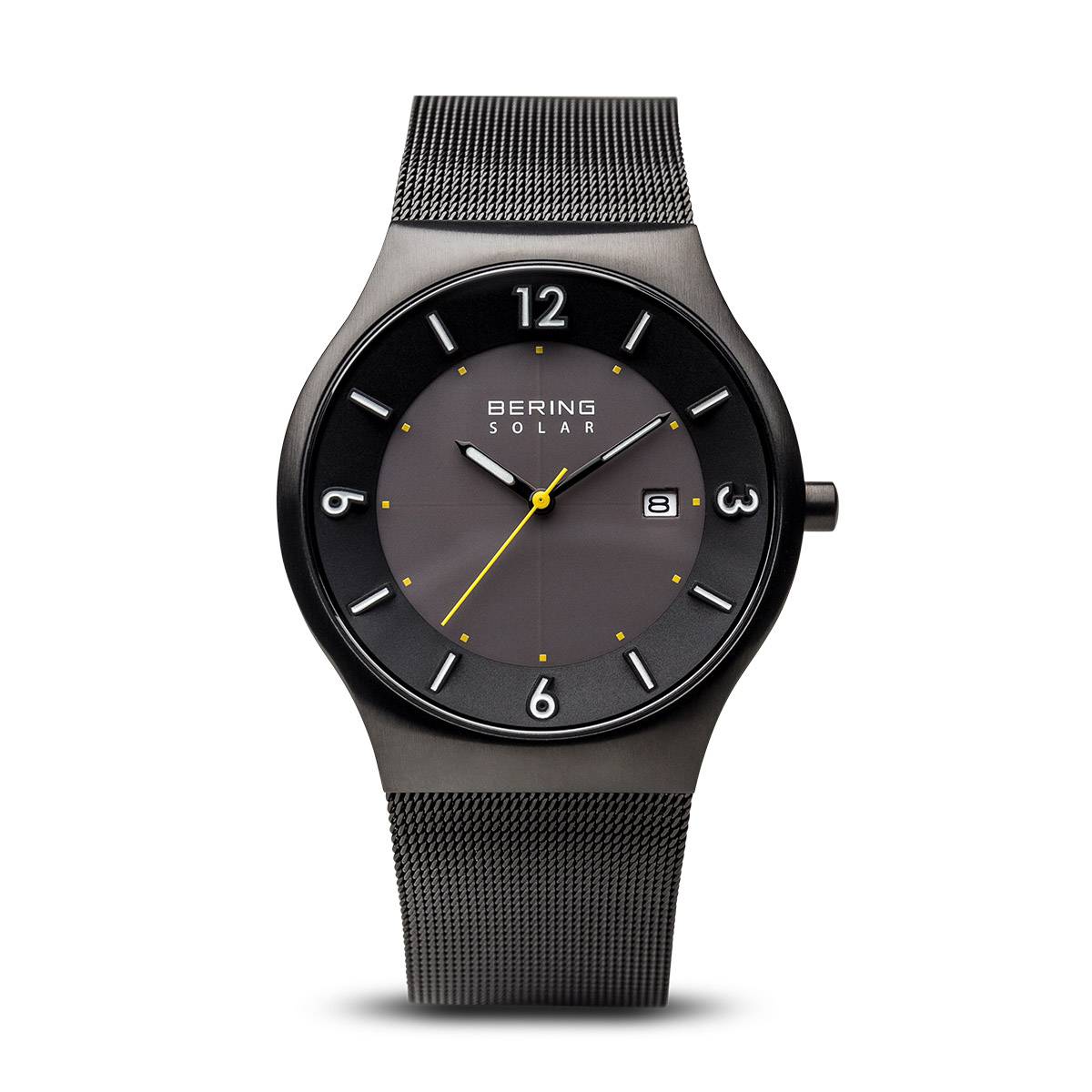 【Meet】BERING SCANDINAVIAN SOLAR Bering Watch: Solar | polished black | 14640-222 – S.E.