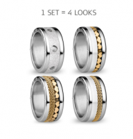 Arctic Symphony | silber glänzend | Symphony-Set-Heart