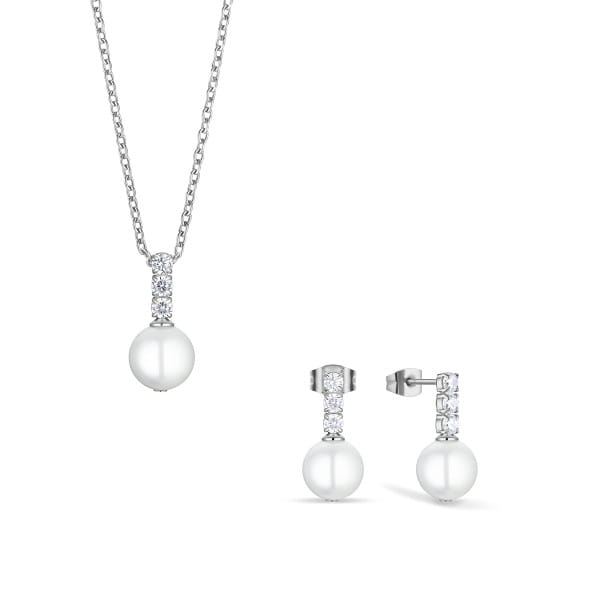Arctic Pearls | polished silver | Arctic-Pearl-Set-silver