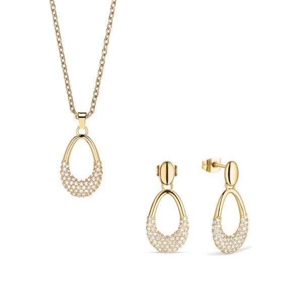Arctic Pavé | polished gold | Arctic-Pave-Set-Oval-Gold